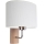 Wandlamp MERCEDES 1xE27/25W/230V wit/eiken