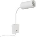 Wandlamp met USB PUNTO 1xGU10/9W/230V wit