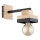 Wandlamp MIKO 1xE27/15W/230V zwart/beige