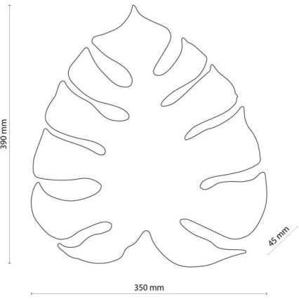 Wandlamp MONSTERA 3xG9/6W/230V zwart