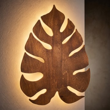Wandlamp MONSTERA 3xG9/8W/230V bruin