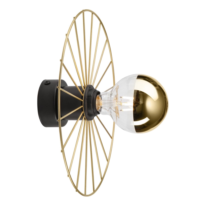 Wandlamp MONTANA 1xE27/15W/230V diameter 30 cm goud