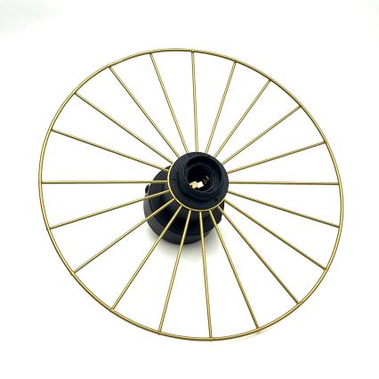 Wandlamp MONTANA 1xE27/15W/230V diameter 30 cm goud