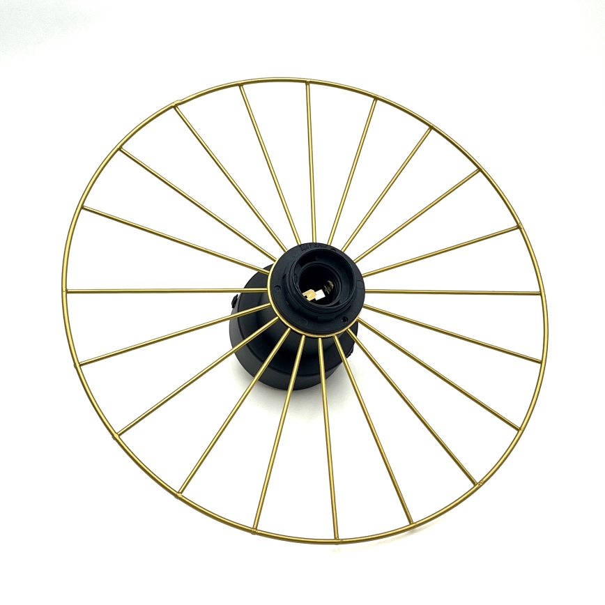 Wandlamp MONTANA 1xE27/15W/230V diameter 30 cm goud