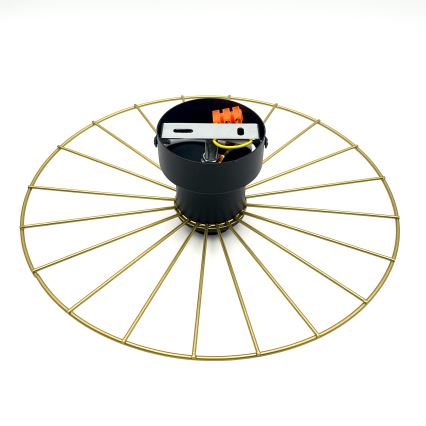 Wandlamp MONTANA 1xE27/15W/230V diameter 30 cm goud