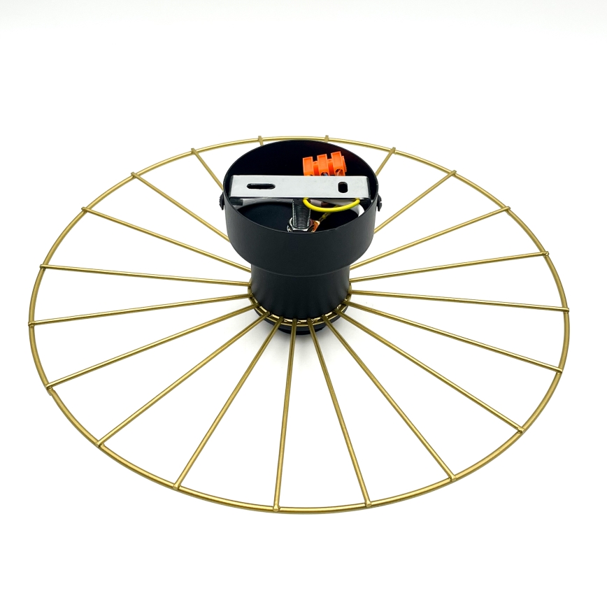 Wandlamp MONTANA 1xE27/15W/230V diameter 30 cm goud