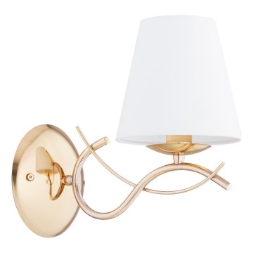 Wandlamp MONZA 1xE14/10W/230V goud