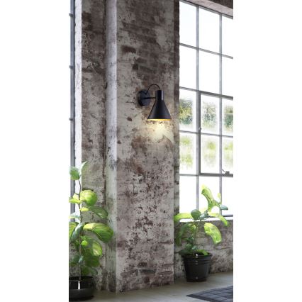 Wandlamp MORE 1xE27/40W/230V zwart