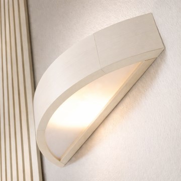 Wandlamp NATURAL 1xE27/60W/230V grenen/crème