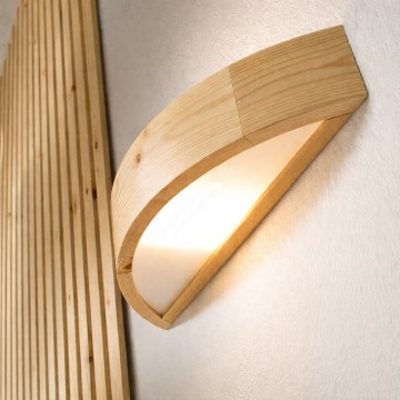 Wandlamp NATURAL 1xE27/60W/230V grenen