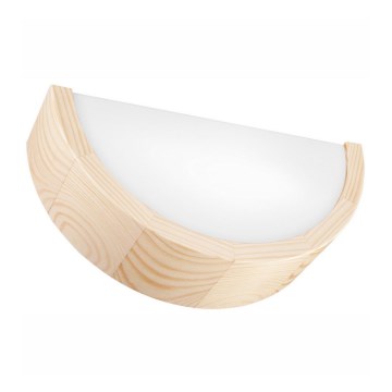 Wandlamp NATURAL 1xE27/60W/230V grenen