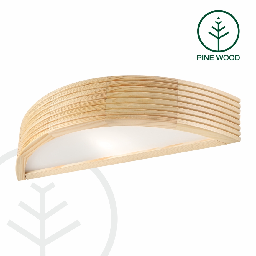 Wandlamp NATURAL MODERN 1xE27/15W/230V van grenen