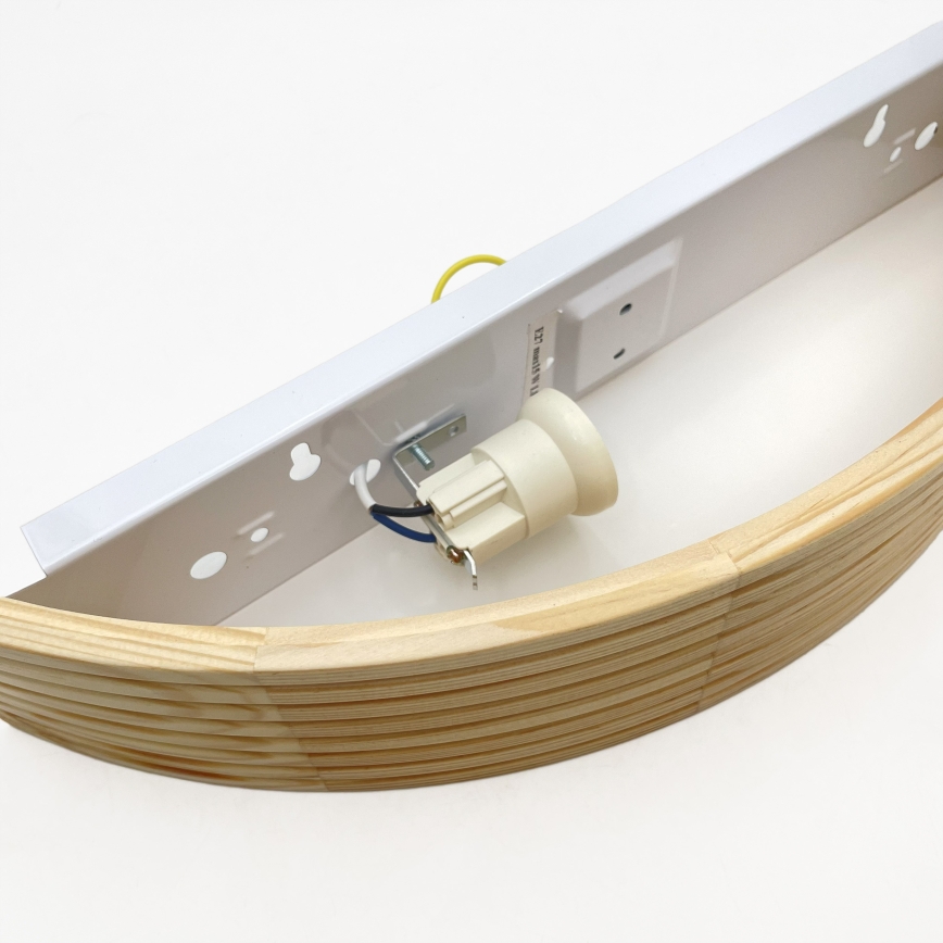 Wandlamp NATURAL MODERN 1xE27/15W/230V van grenen
