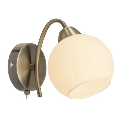 Wandlamp NESTOR 1xE27/40W/230V messing