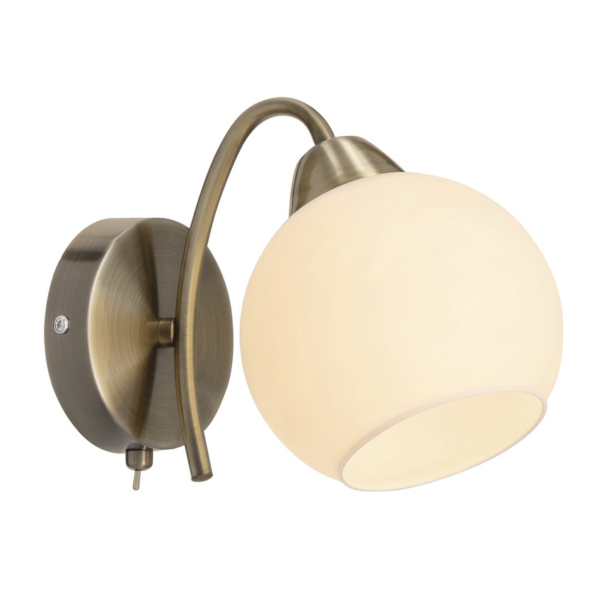 Wandlamp NESTOR 1xE27/40W/230V messing