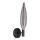 Wandlamp NORDIC 1xG9/5W/230V zwart/rookgrijs