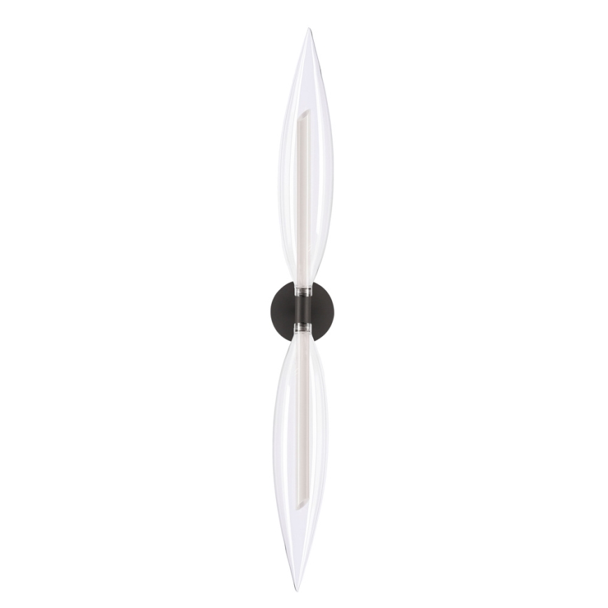 Wandlamp NORDIC 2xG9/5W/230V zwart/helder