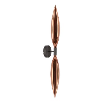 Wandlamp NORDIC 2xG9/5W/230V zwart/koper