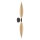 Wandlamp NORDIC 2xG9/5W/230V zwart/rookbeige
