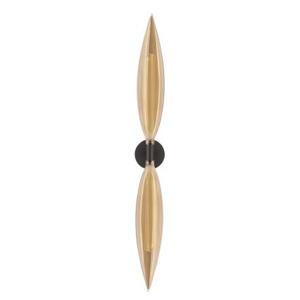 Wandlamp NORDIC 2xG9/5W/230V zwart/rookbeige