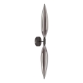 Wandlamp NORDIC 2xG9/5W/230V zwart/rookgrijs