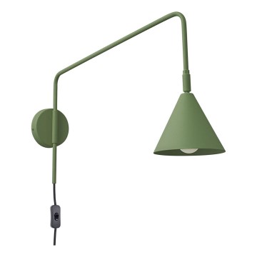 Wandlamp NOX 1xE14/10W/230V groen