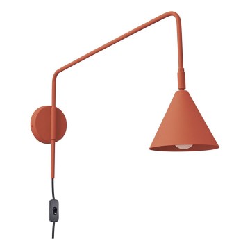 Wandlamp NOX 1xE14/10W/230V oranje