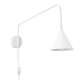 Wandlamp NOX 1xE14/10W/230V wit