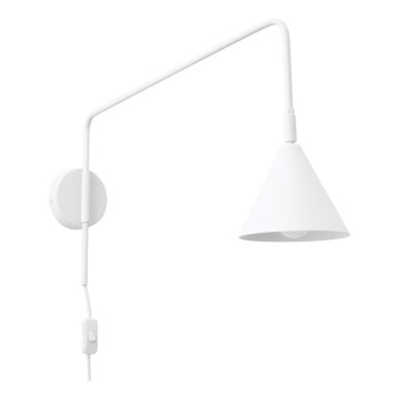 Wandlamp NOX 1xE14/10W/230V wit