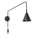 Wandlamp NOX 1xE14/10W/230V zwart