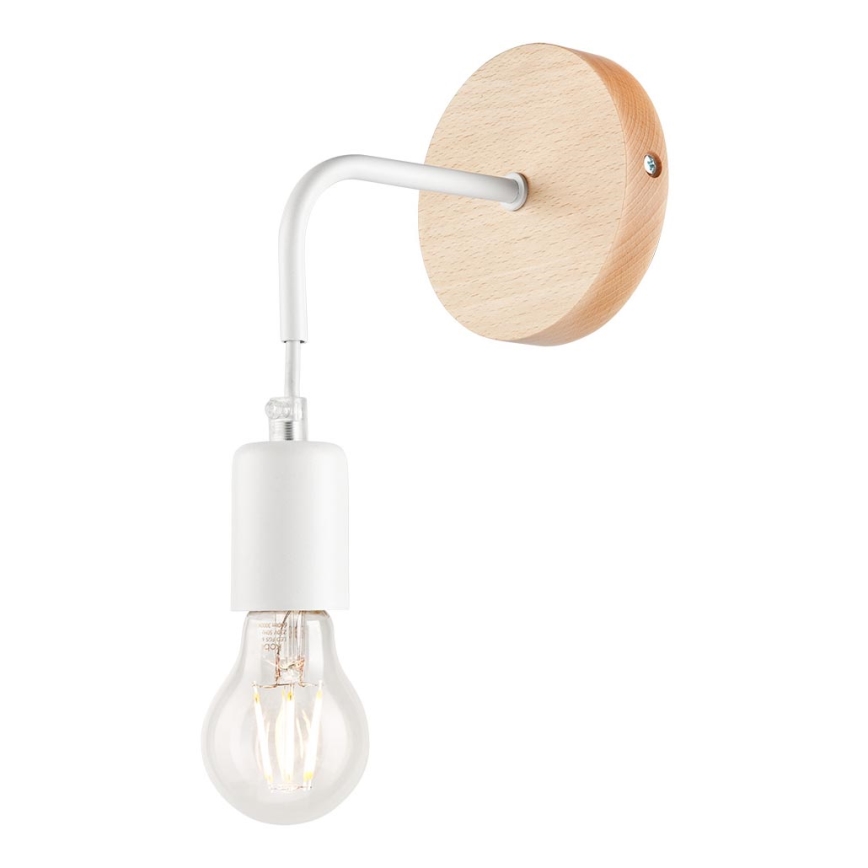 Wandlamp ORAZIO 1xE27/60W/230V beukenhout