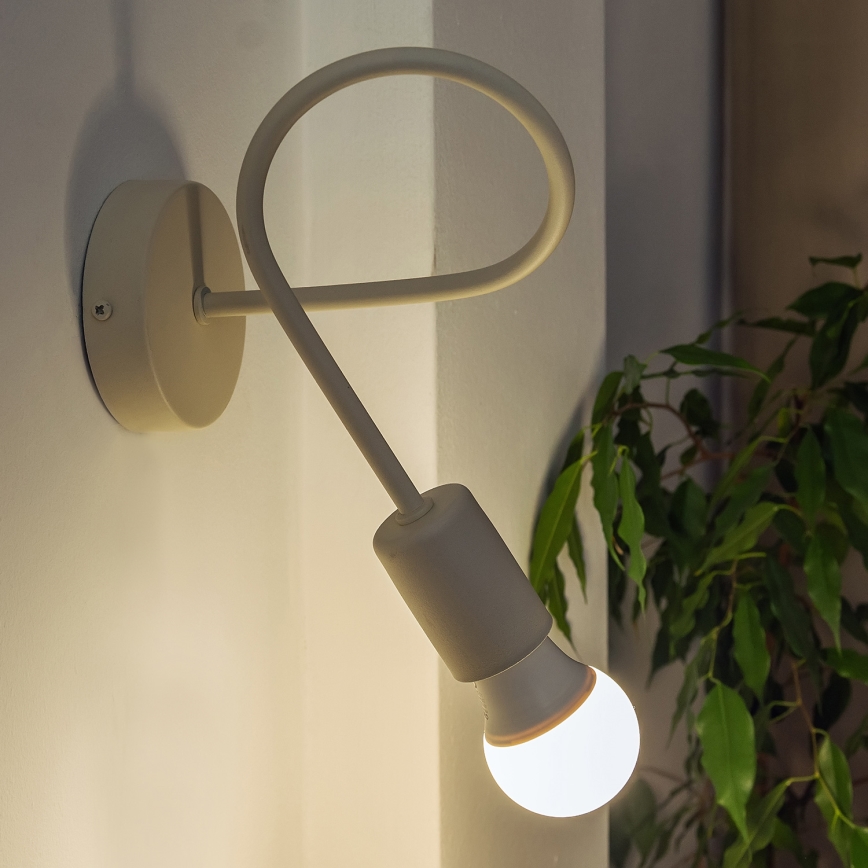 Wandlamp OXFORD 1xE27/15W/230V crème