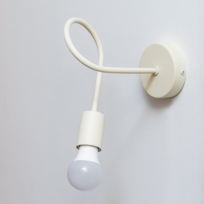 Wandlamp OXFORD 1xE27/15W/230V crème