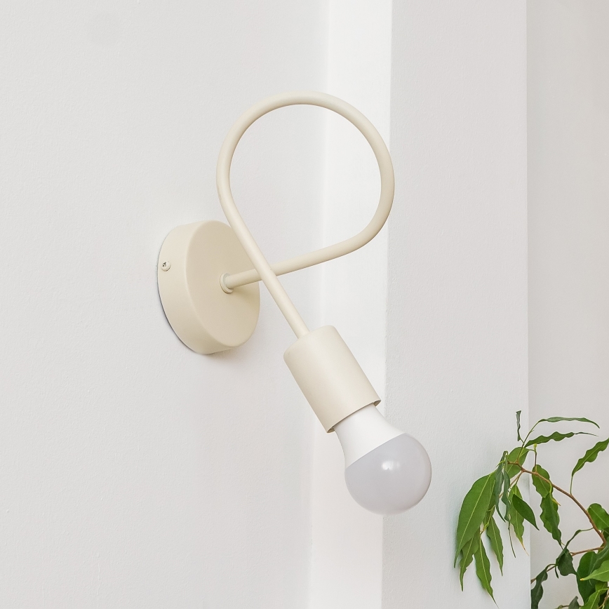 Wandlamp OXFORD 1xE27/15W/230V crèmekleurig