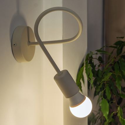 Wandlamp OXFORD 1xE27/15W/230V crèmekleurig