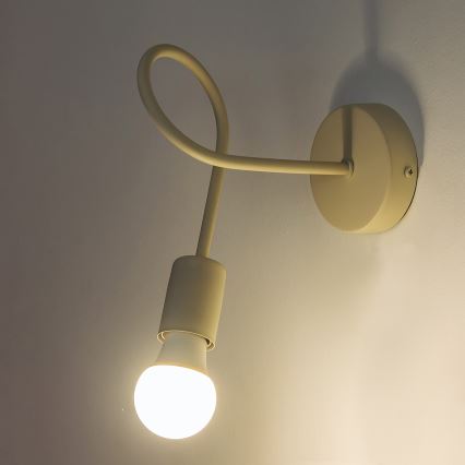 Wandlamp OXFORD 1xE27/15W/230V crèmekleurig