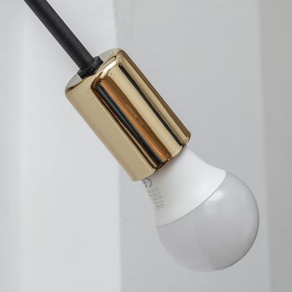 Wandlamp OXFORD 1xE27/15W/230V goud/zwart