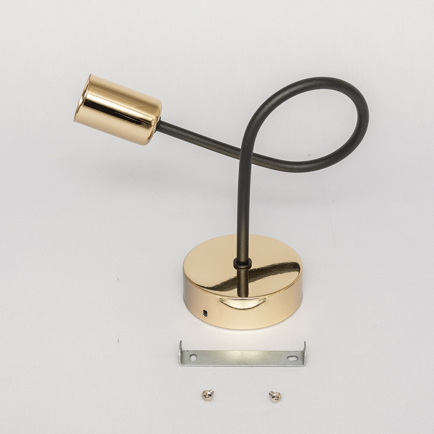 Wandlamp OXFORD 1xE27/15W/230V goud/zwart