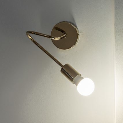 Wandlamp OXFORD 1xE27/15W/230V goudkleurig
