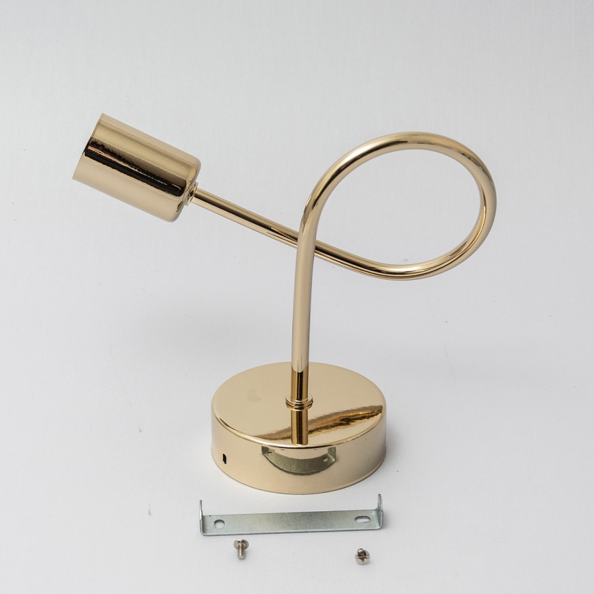 Wandlamp OXFORD 1xE27/15W/230V goudkleurig
