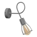 Wandlamp OXFORD 1xE27/15W/230V grijs