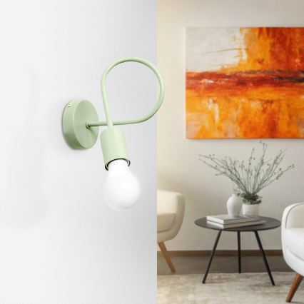 Wandlamp OXFORD 1xE27/15W/230V groen