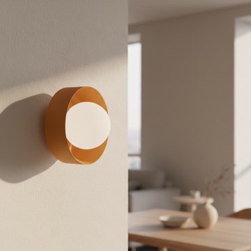 Wandlamp OZZY 1xG9/8W/230V oranje