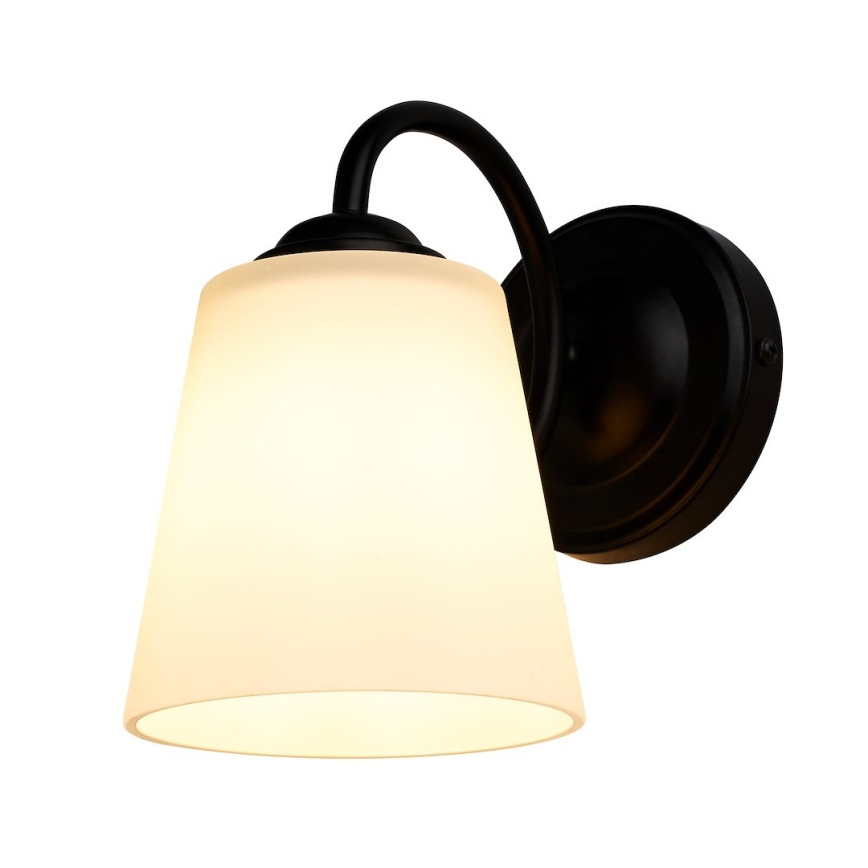 Wandlamp PAFOS 1xE27/15W/230V zwart