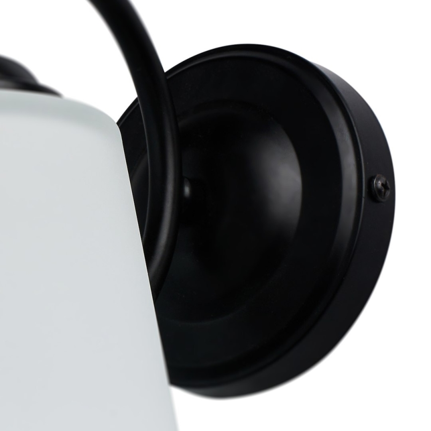 Wandlamp PAFOS 1xE27/15W/230V zwart