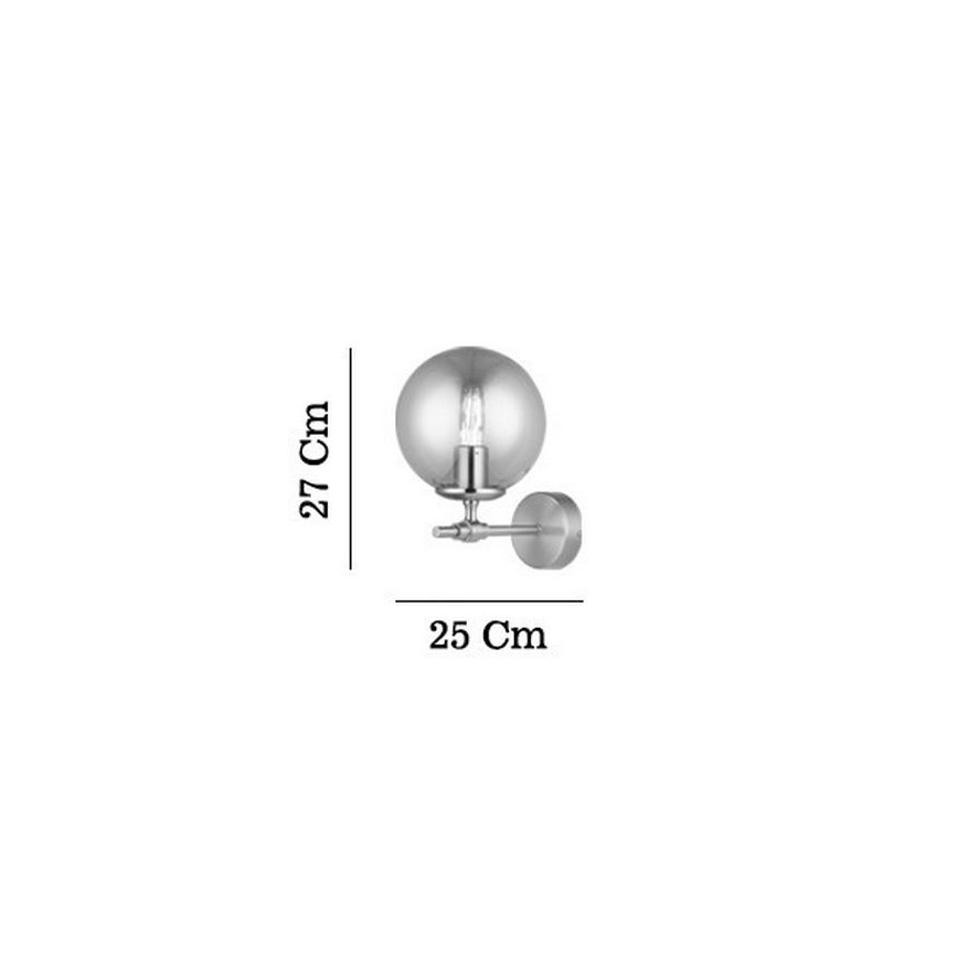 Wandlamp POLINO 1xE27/40W/230V goudkleurig