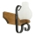 Wandlamp QUEEN 1xE14/40W/230V beuken - FSC gecertificeerd