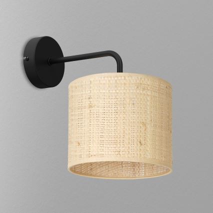 Wandlamp RATTAN 1xE27/60W/230V rotan