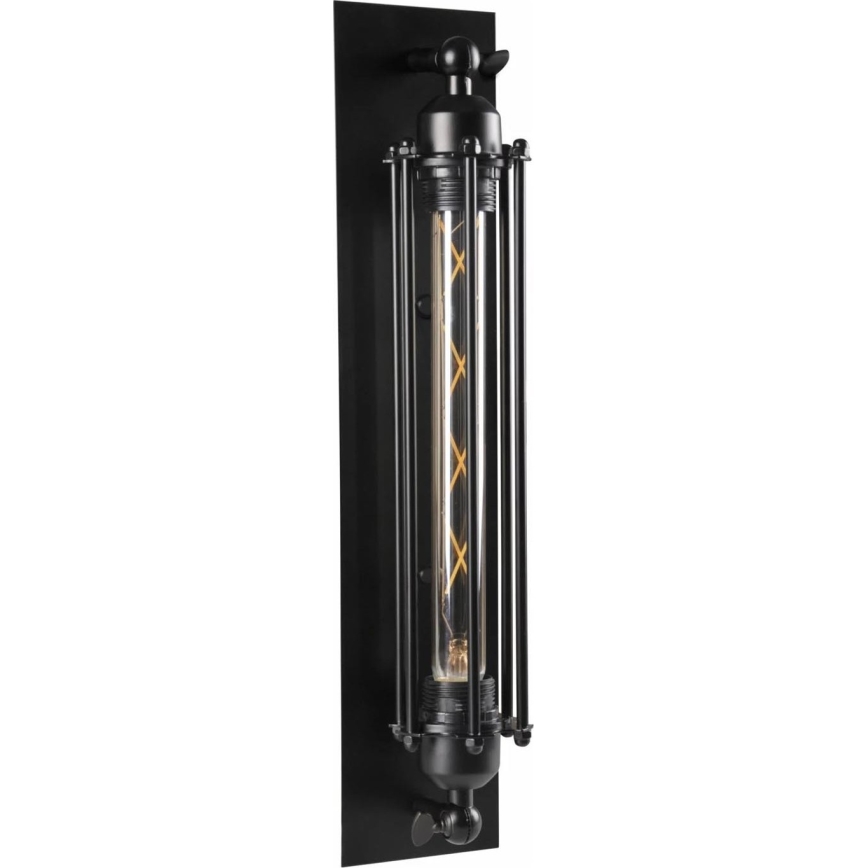 Wandlamp RETRO 1xE27/20W/230V zwart