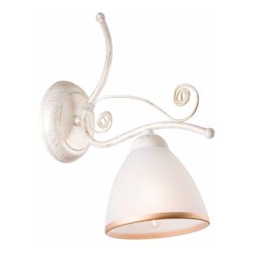 Wandlamp RETRO II 1xE27/60W/230V wit patina